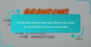 Tendencias estacionales que afectan las tasas de conversión en línea en Australia